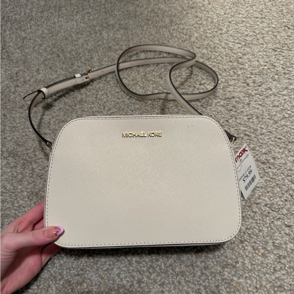 Michael Kors Ivory Crossbody Bag